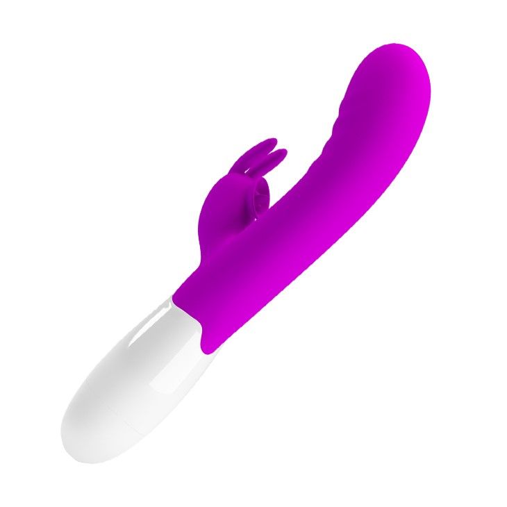 Вибратор-кролик Pretty Love Cerberus Licking Vibrator, 20,6 см (фиолетовый)