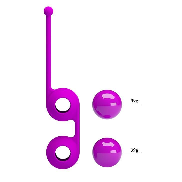 Вагинальные шарики Pretty Love Up Balls III, 17 см (фиолетовый)
