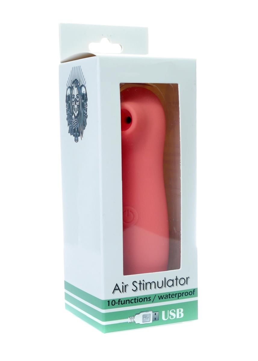 Вакуумный стимулятор клитора Boss Series Air Stimulator (коралловый)