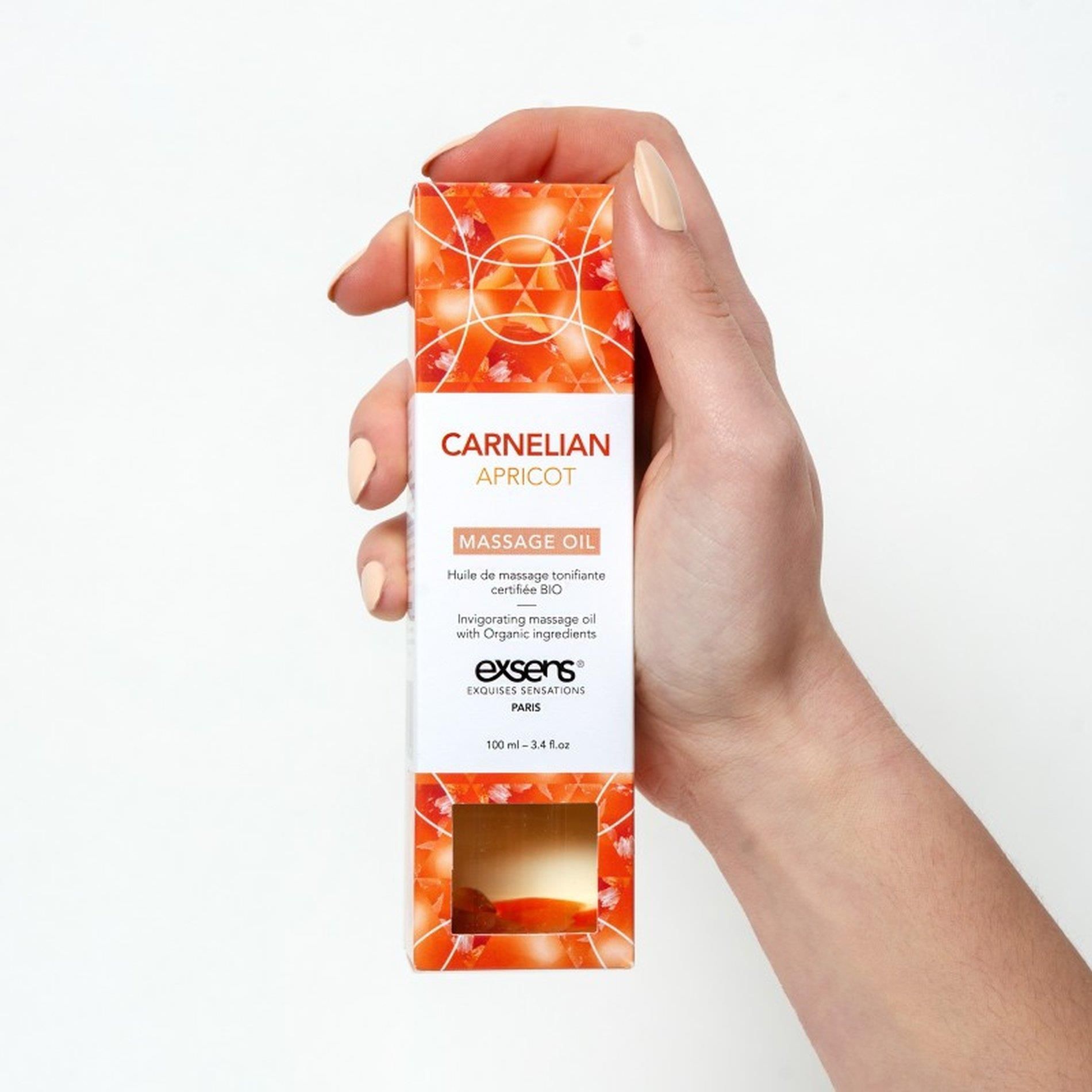 Массажное масло Exsens Carnelian Apricot Massage Oil, 100 мл