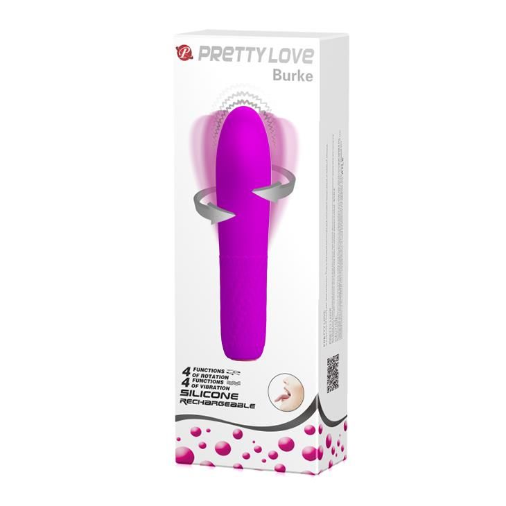Вибратор Pretty Love Burke, 16 см (фиолетовый)