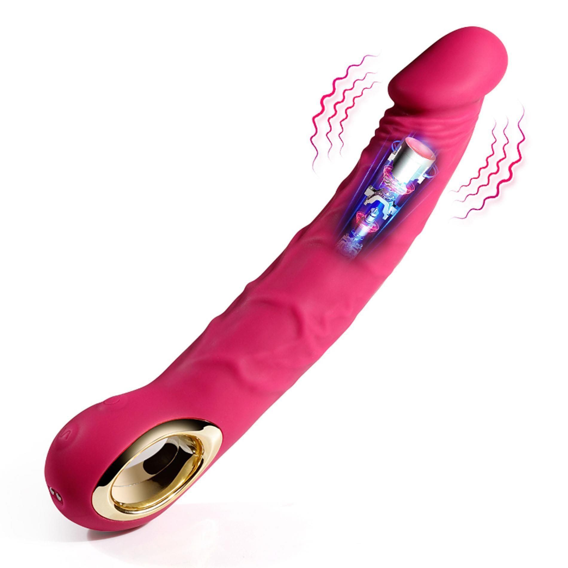 Вибратор B - Series Cute Jump-O, 22.5 см (телесный)