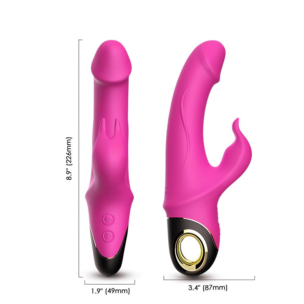 Вибратор-кролик B-Series Joy Meteor, 22.6 см (розовый)