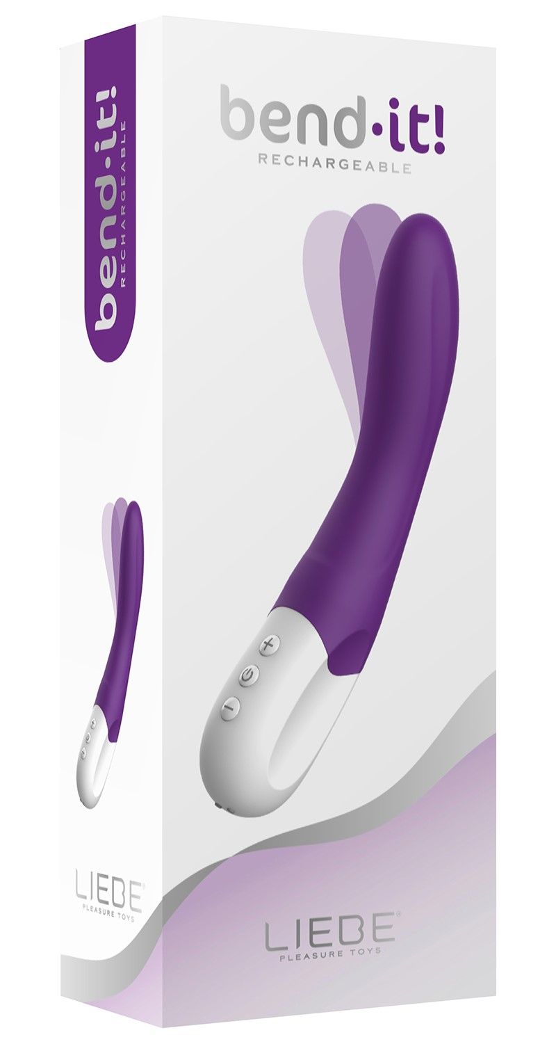 Вибратор Liebe Pleasure Toys Bend-It, 22 см (фиолетовый)