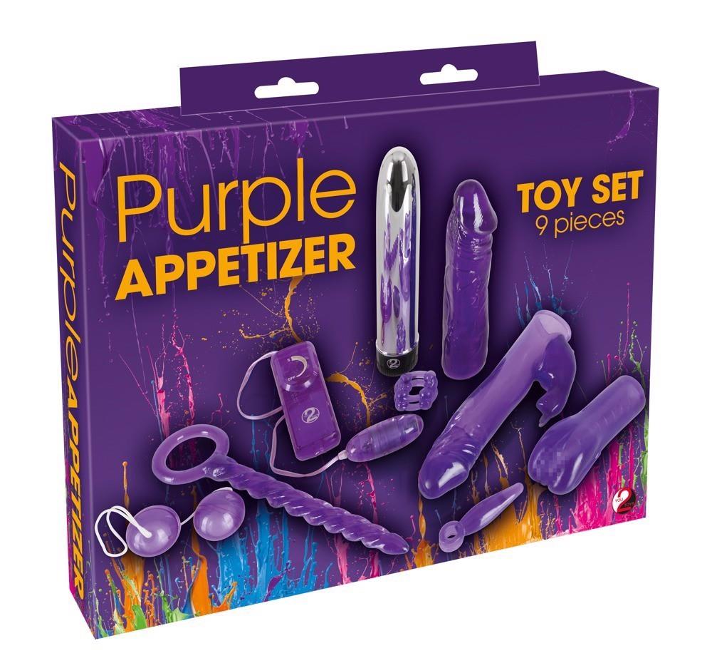 Набор секс-игрушек Purple Appetizer Toy Set, 9 шт (фиолетовый)