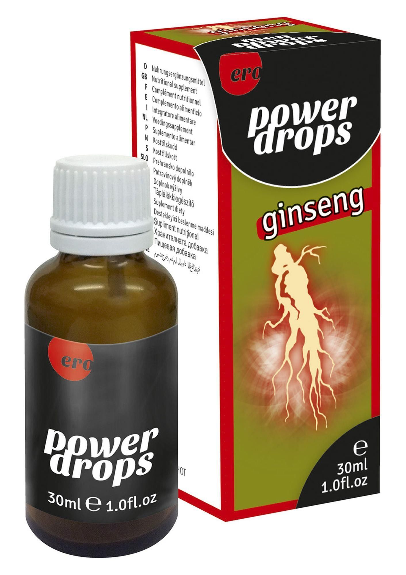 Возбуждающие капли Ero Power Drops Ginseng, 30 мл