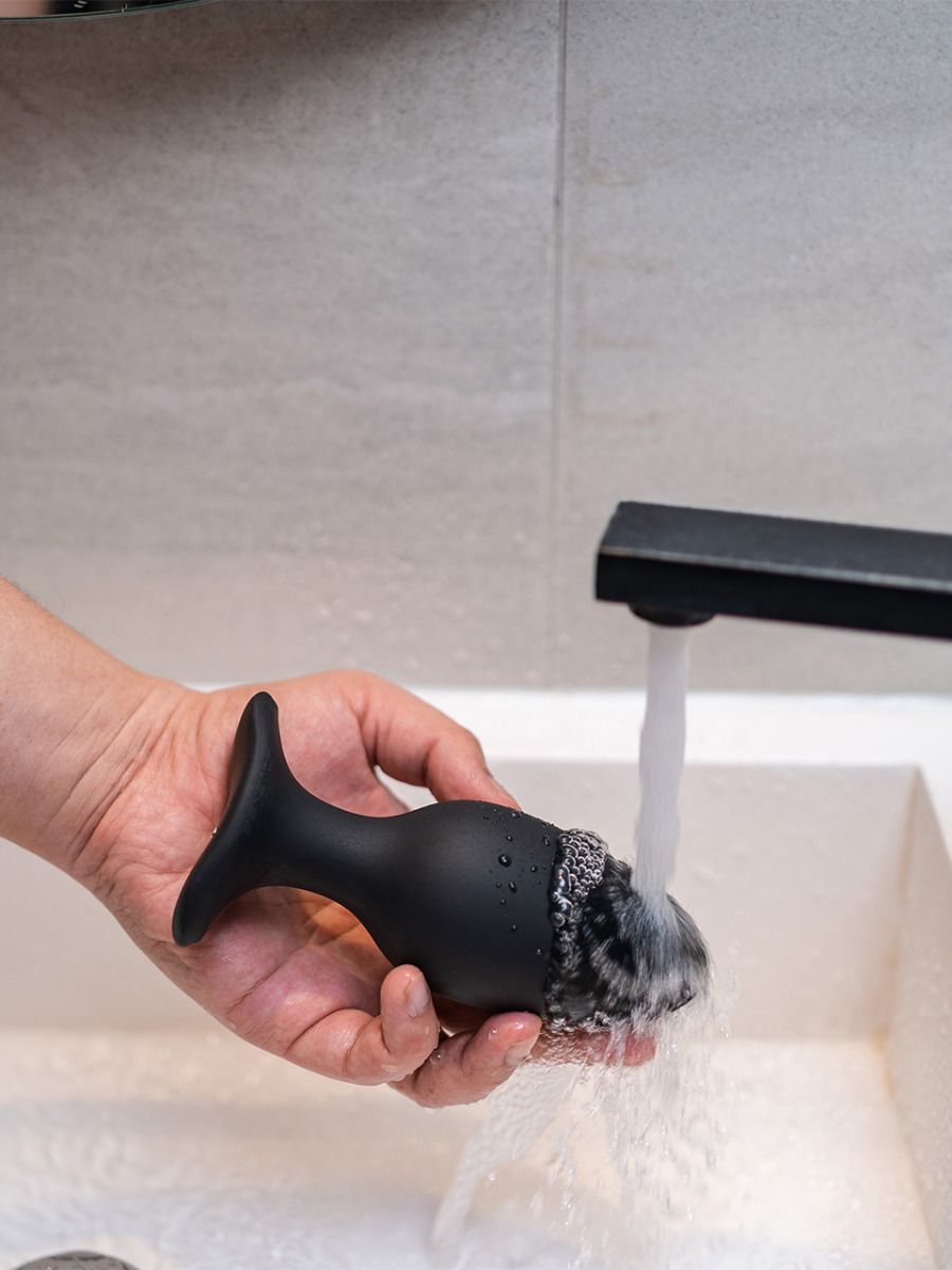 Korek analny Lovense Hush 2 L, 15 cm (czarny)