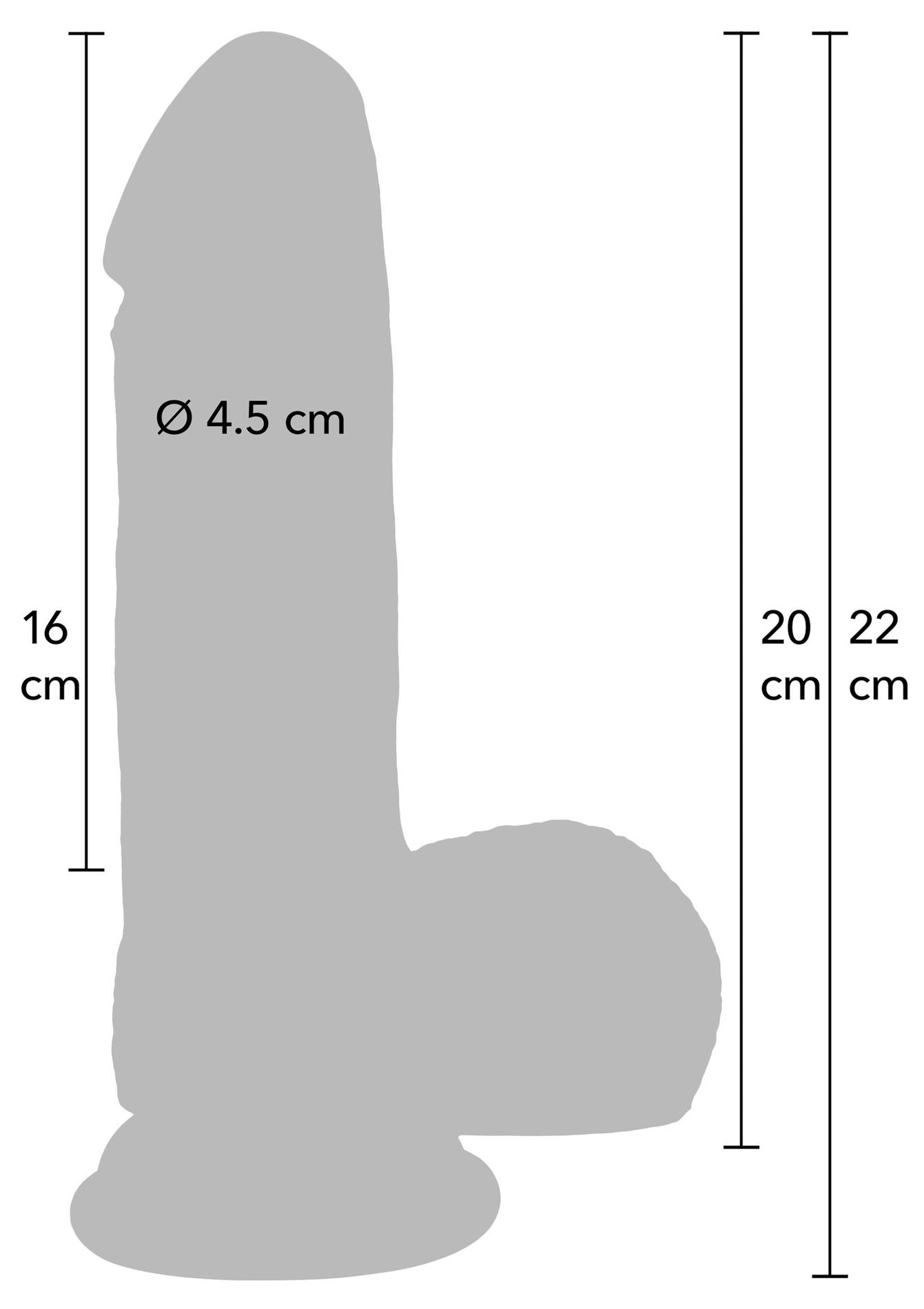 Фаллоимитатор Hidden Desire Realistic Dildo, 20 см (телесный)