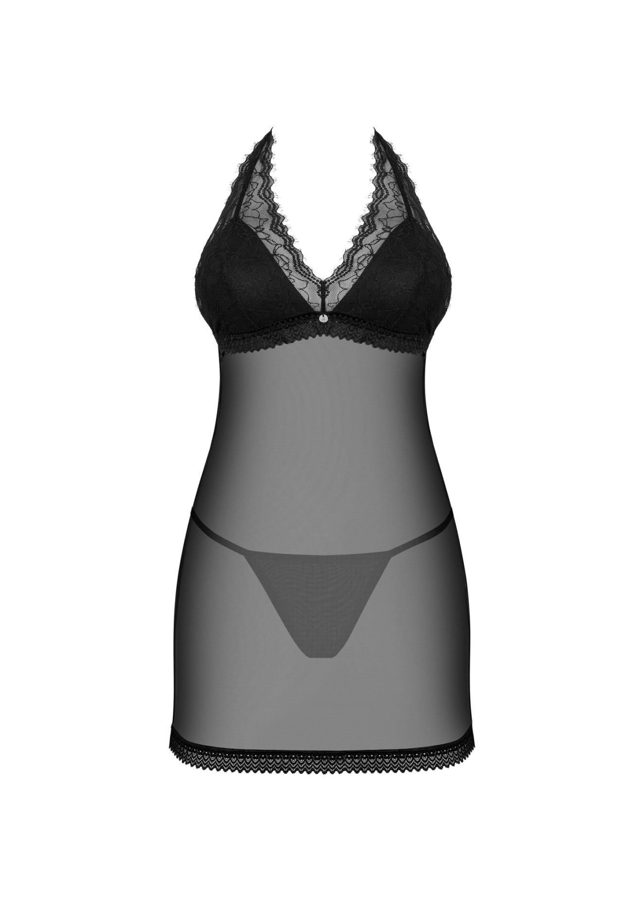 Комплект белья Obsessive Medilla, XS/S (черный)