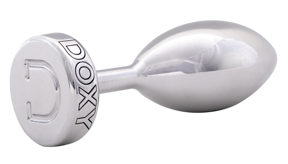 Korek analny Doxy Butt Plug Smooth, 11 cm (srebrny)