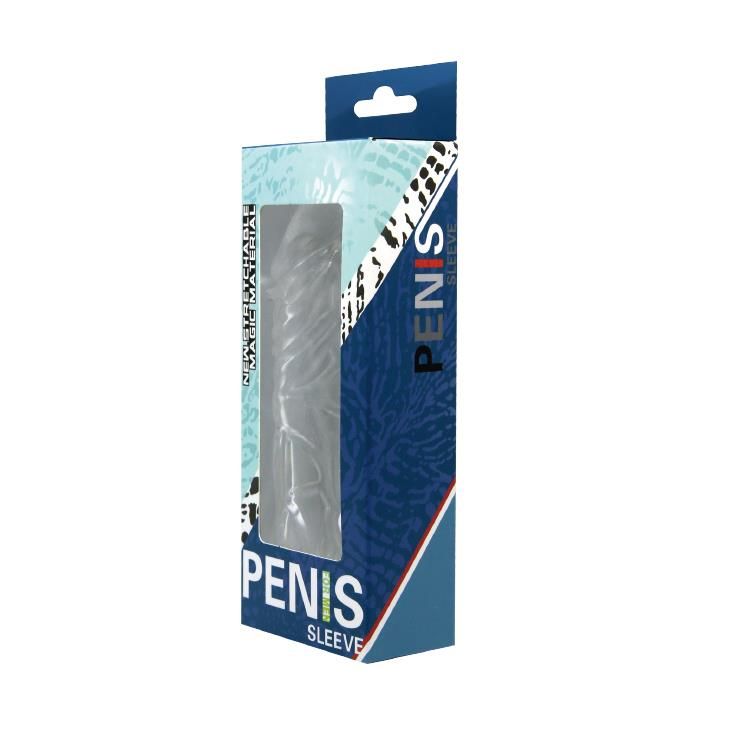 Насадка на пенис Baile Penis Sleeve, 14 см (прозрачный)