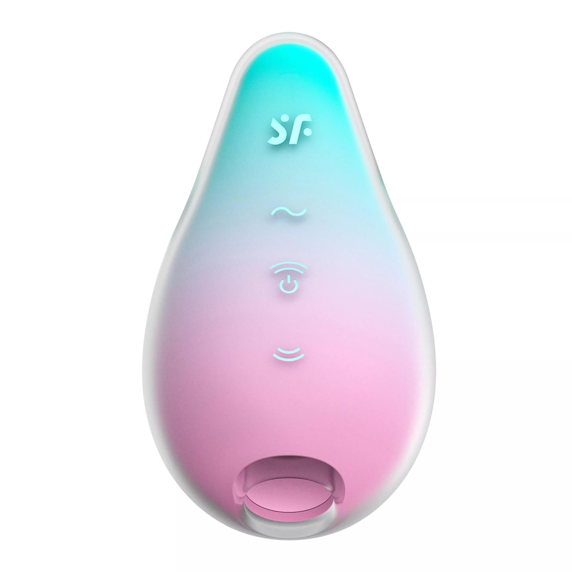 Вакуумный стимулятор клитора с вибрацией Satisfyer Mermaid Vibes (мятный)