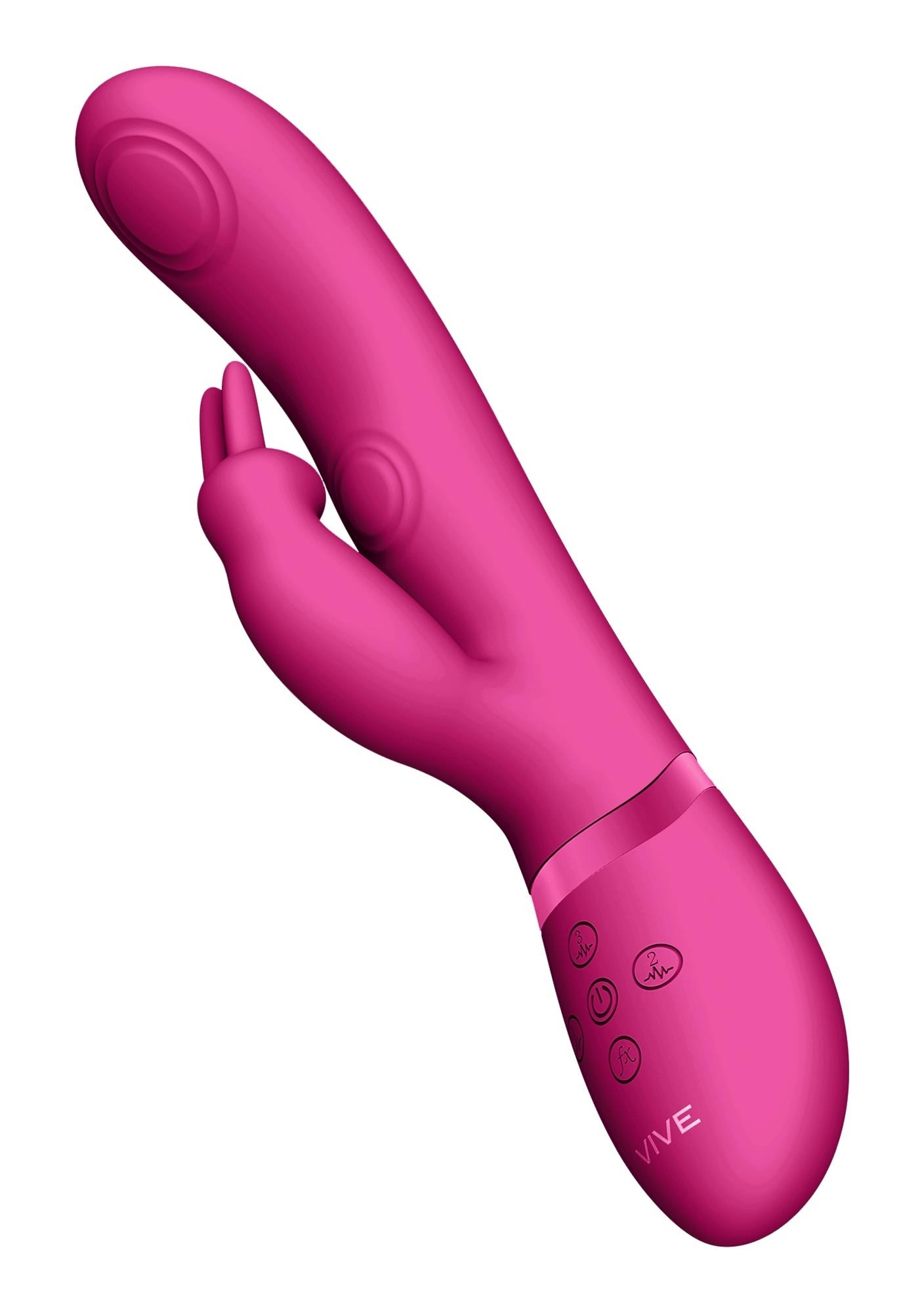 Вибратор-кролик Vive May G-Spot, 22 см (розовый)