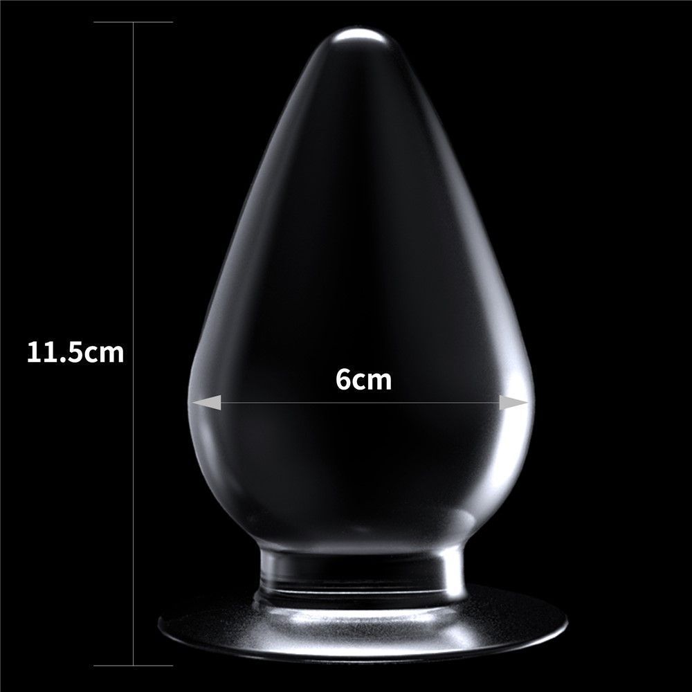 Lovetoy Flawless Clear Anal Plug - Korek analny, Przezroczysty, 11.5 cm