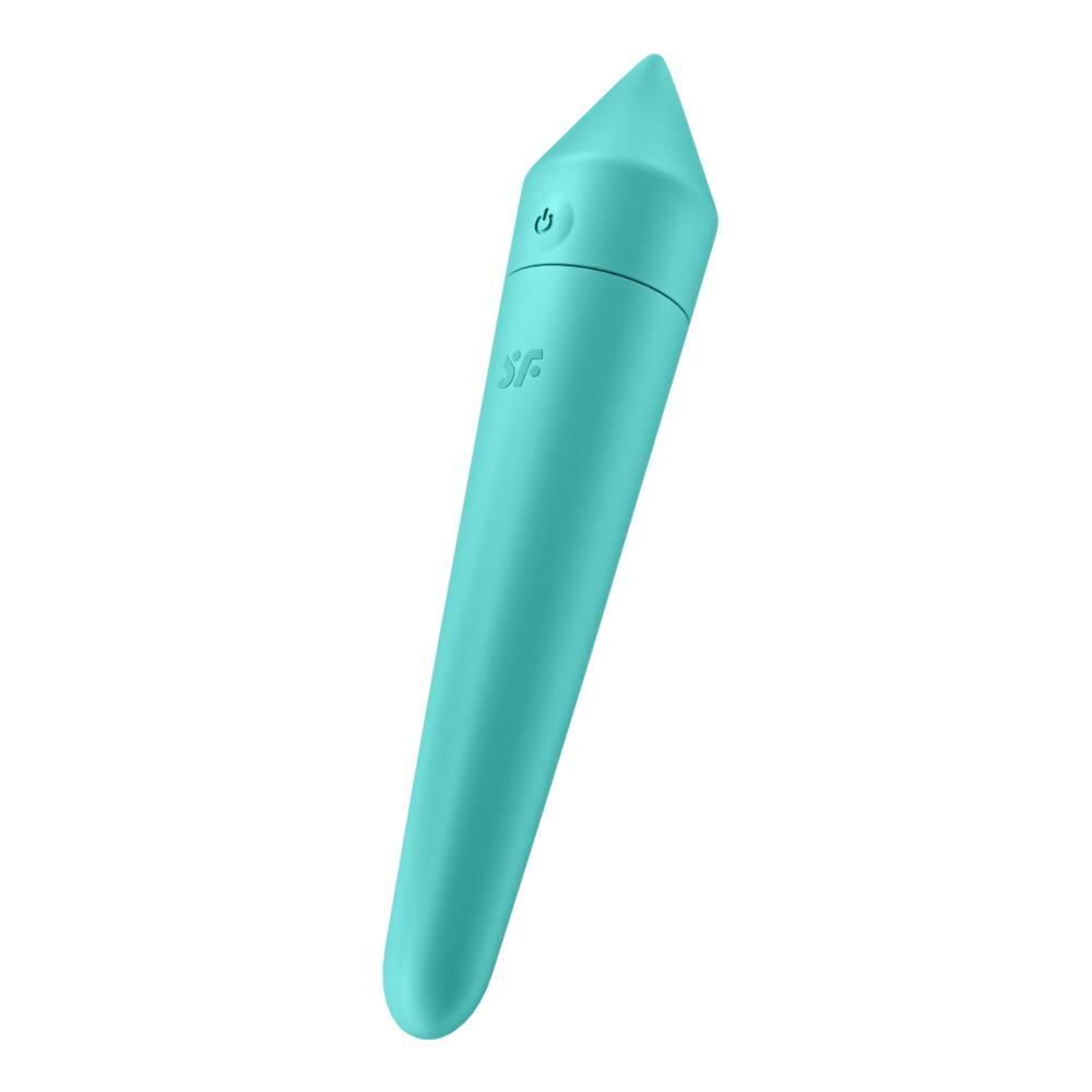 Мини вибратор Satisfyer Ultra Power Bullet 8, 13,6 см (голубой)