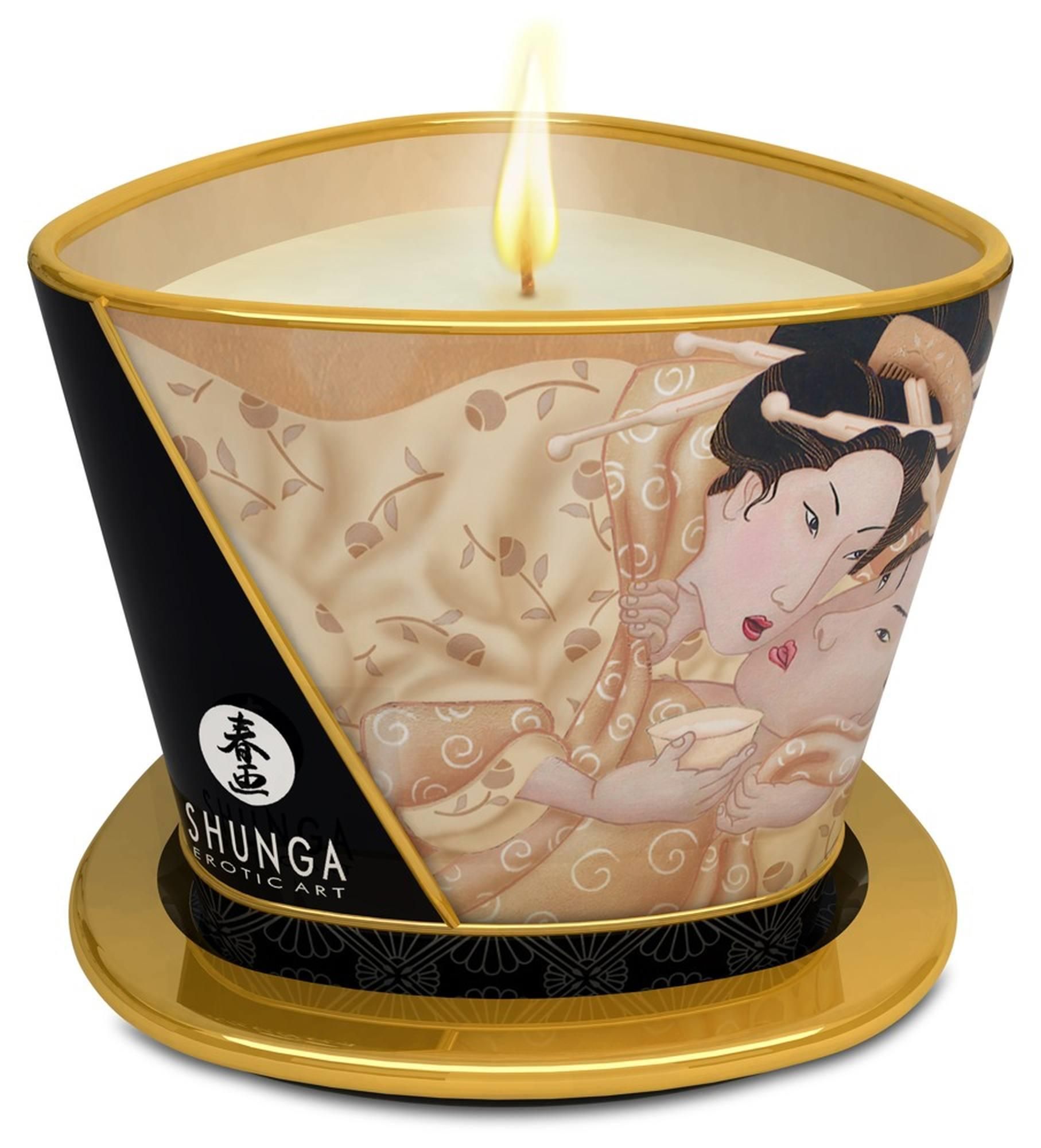 Świeca do masażu Shunga Massage Candle wanilia, 170 ml