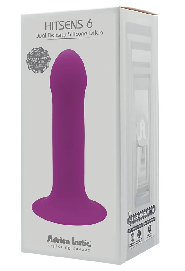 Фаллоимитатор Adrien Lastic Hitsens 6, 13,5 см (фиолетовый)