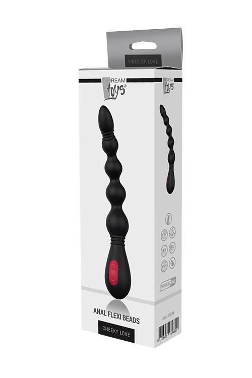Вибростимулятор Cheeky Love Anal Flexi Beads, 21 см (черный)