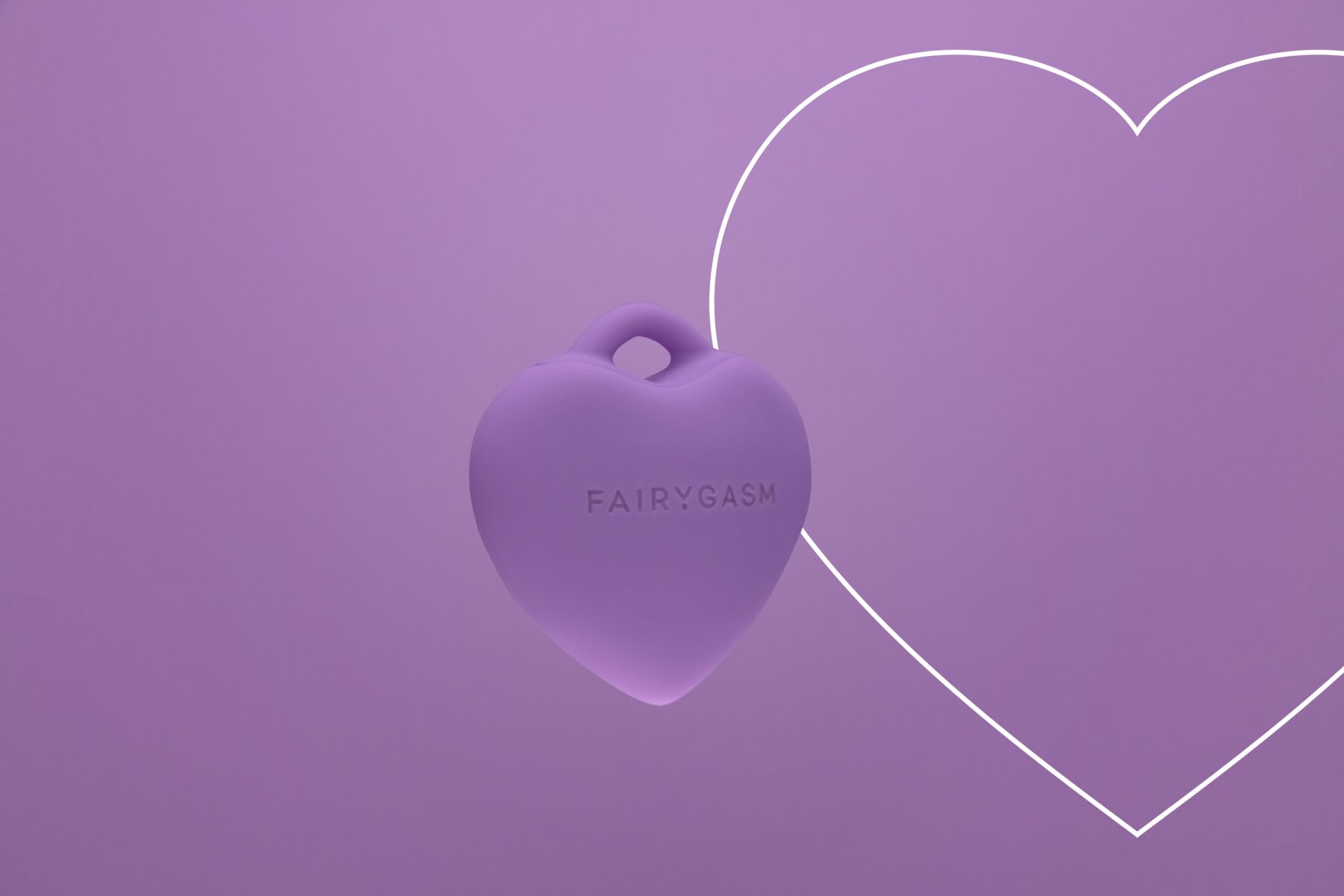 Вибратор для клитора FairyGasm PleasureStone, 5,5 см (фиолетовый)