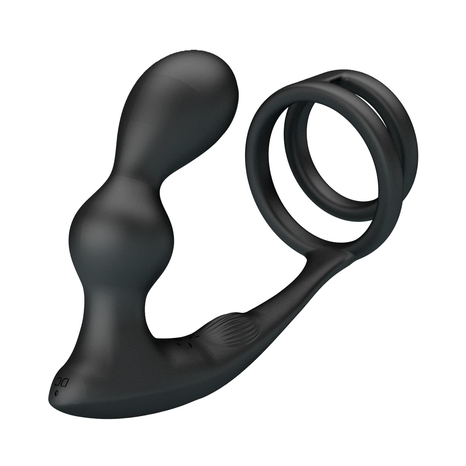 Вібростимулятор простати MR Play Remote Control, 13.5 см (чорний)