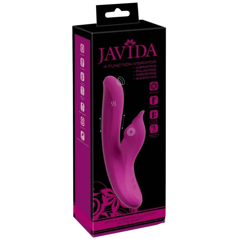 Wibrator królik Javida, 24 cm (fioletowy)