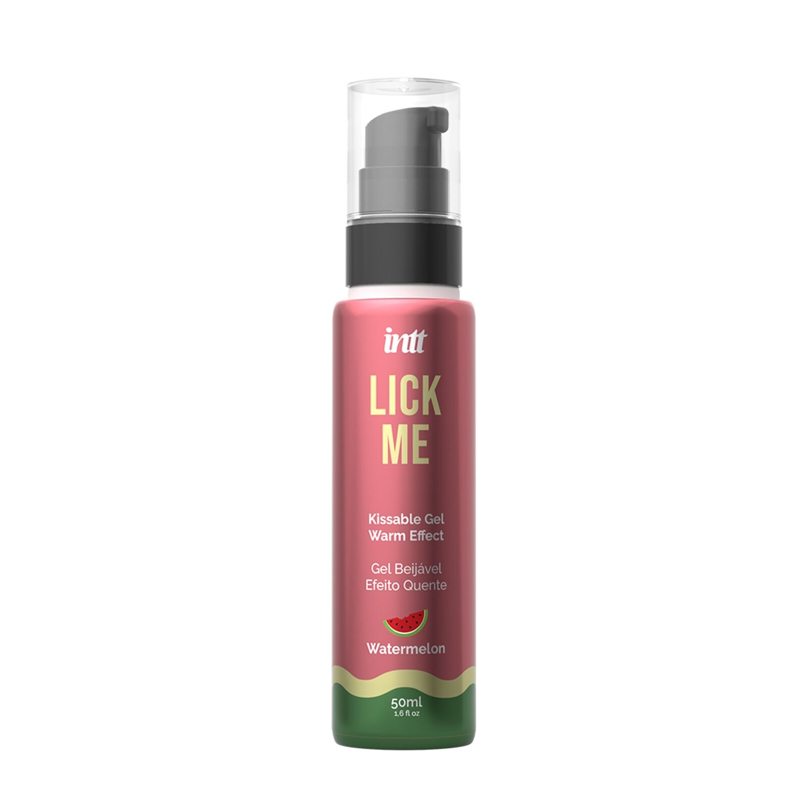 Оральный лубрикант с согревающим эффектом Intt Lick Me Kissable Gel арбуз, 50 мл