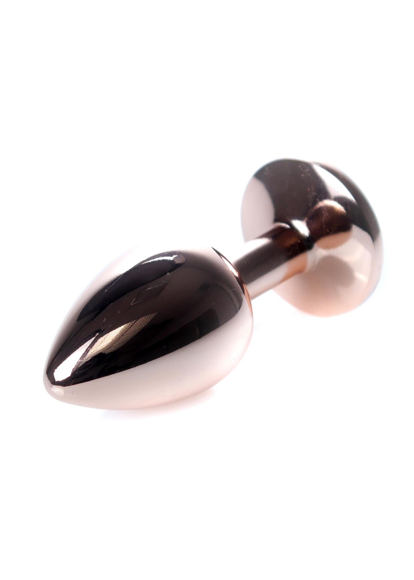 Анальна пробка з кристалом B - Series HeavyFun Plug-Jewellery, 7 см (зелений)