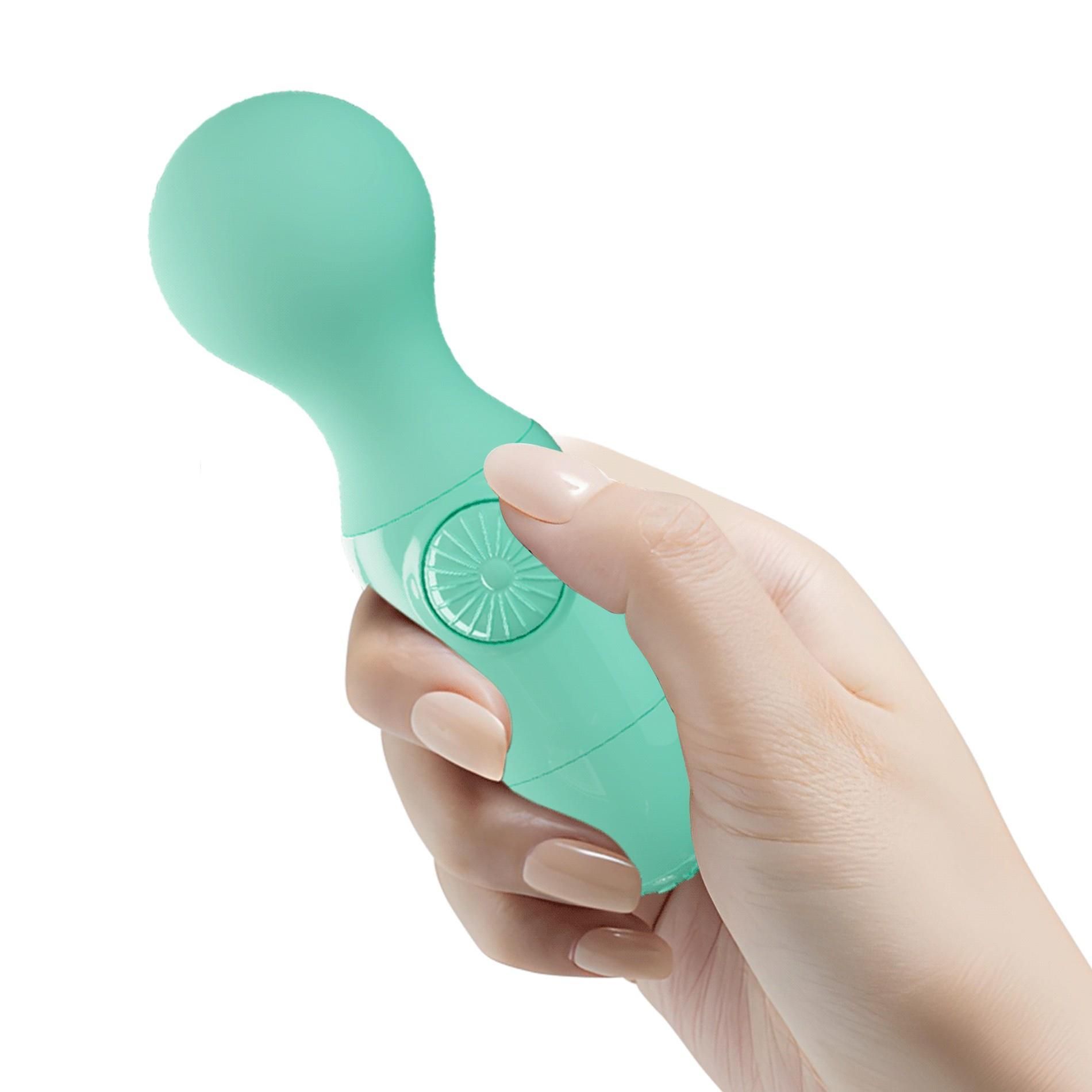 Vibromassager Pretty Love Mini Stick Little Cute, 12 cm (turkusowy)