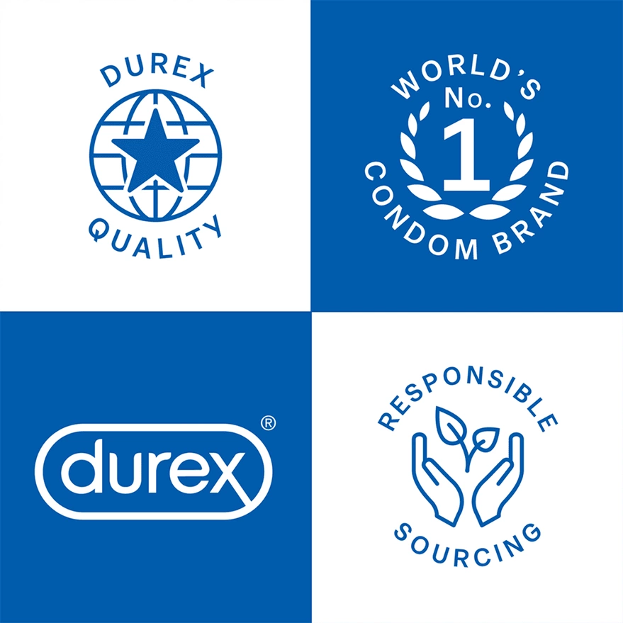 Durex Originals Extra Safe -, Przezroczysty, Bezzapachowy, 19 cm