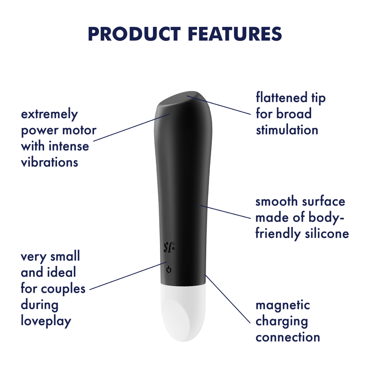 Вибратор Satisfyer Ultra Power Bullet 2, 10,5 см (черный)