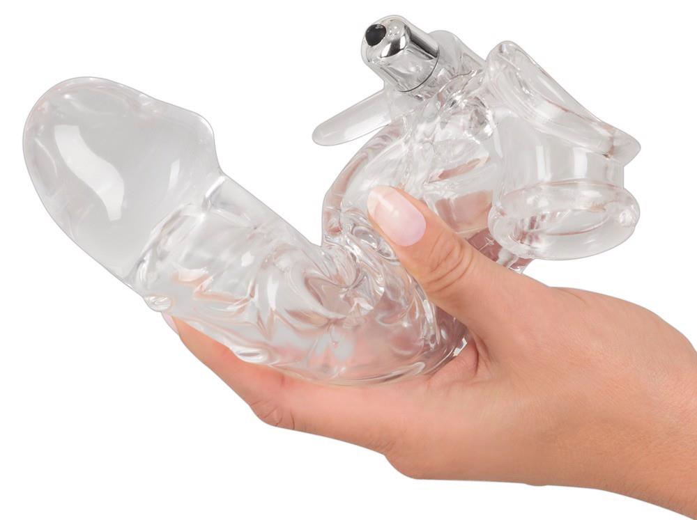 Насадка на пенис Crystal Skin Penishulle, 23 см (прозрачный)