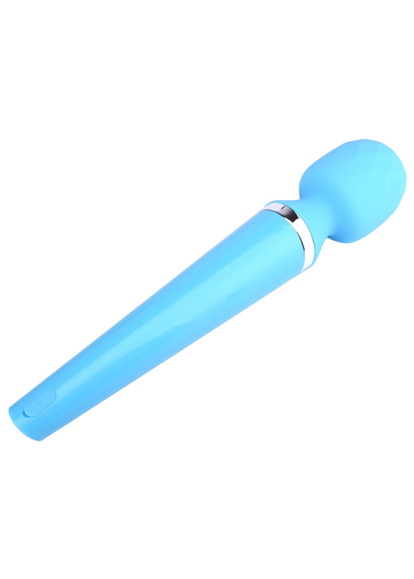 Вибромассажер B - Series Magic Massager Genius, 31.5 см (голубой)