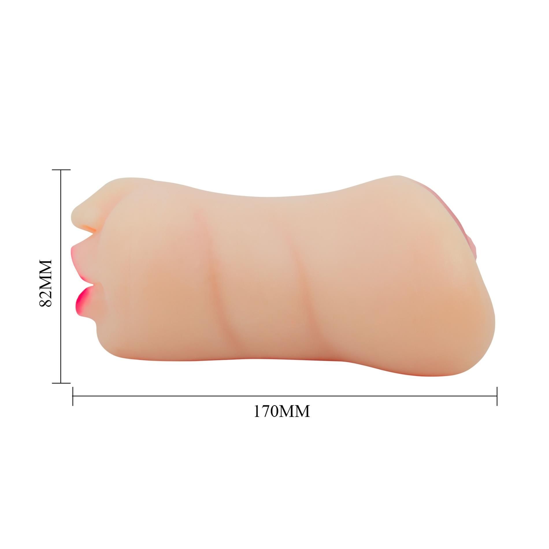 Двойной мастурбатор Crazy Bull Zoey (телесный)