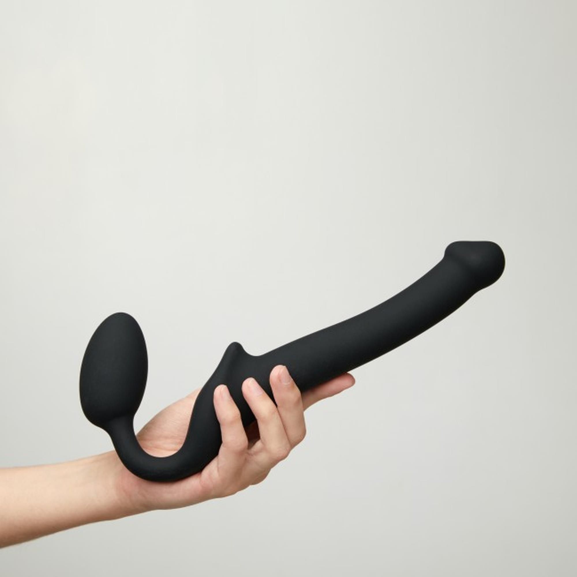 Безремневий страпон Strap-On-Me S, 24 см (чорний)
