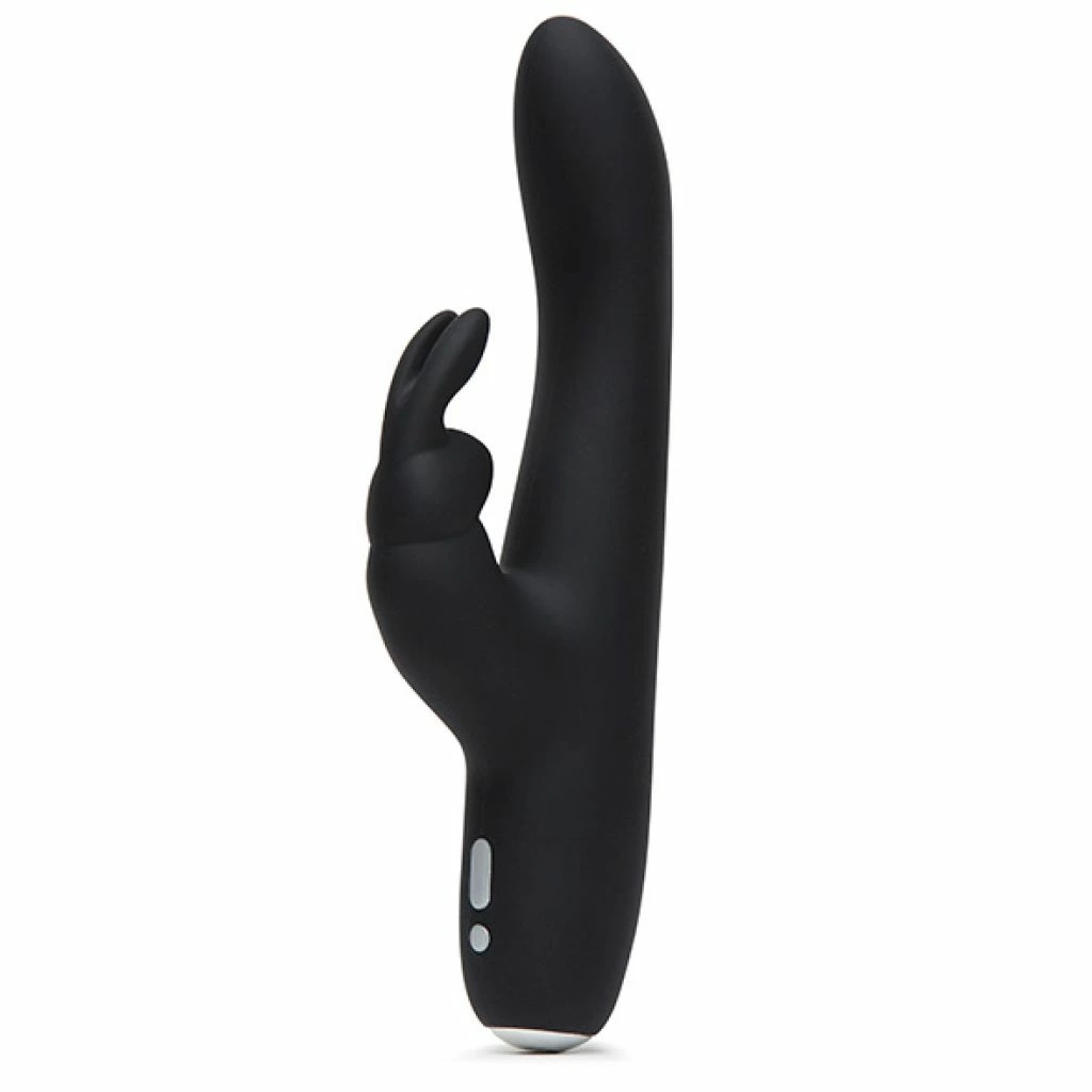 Вибратор-кролик Fifty Shades of Grey Greedy Girl Slimline, 21,6 см (черный)
