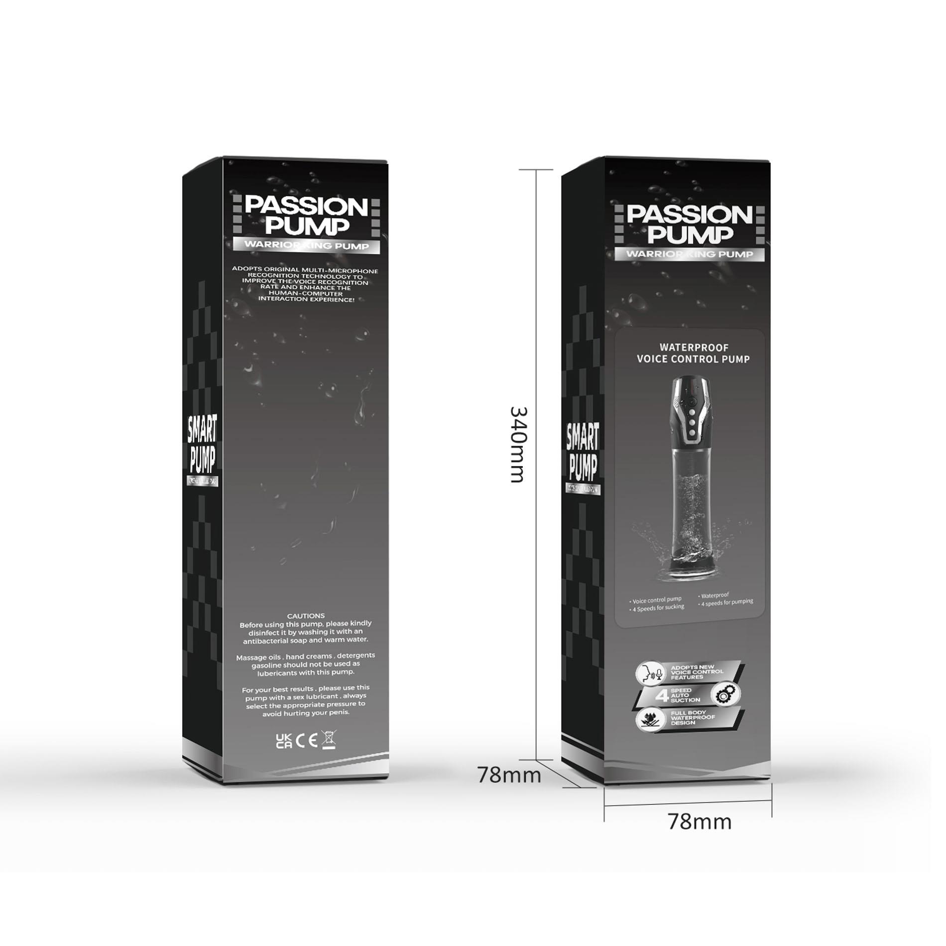 Помпа для пеніса B - Series Power Passion Pump (прозорий)