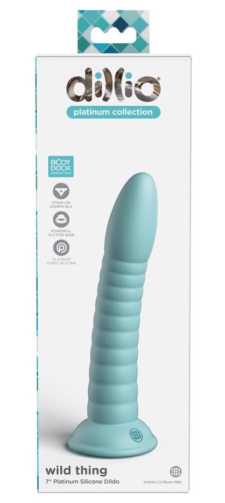 Фаллоимитатор Dillio Platinum Wild Thing 7 inch, 19.7 см (мятный)