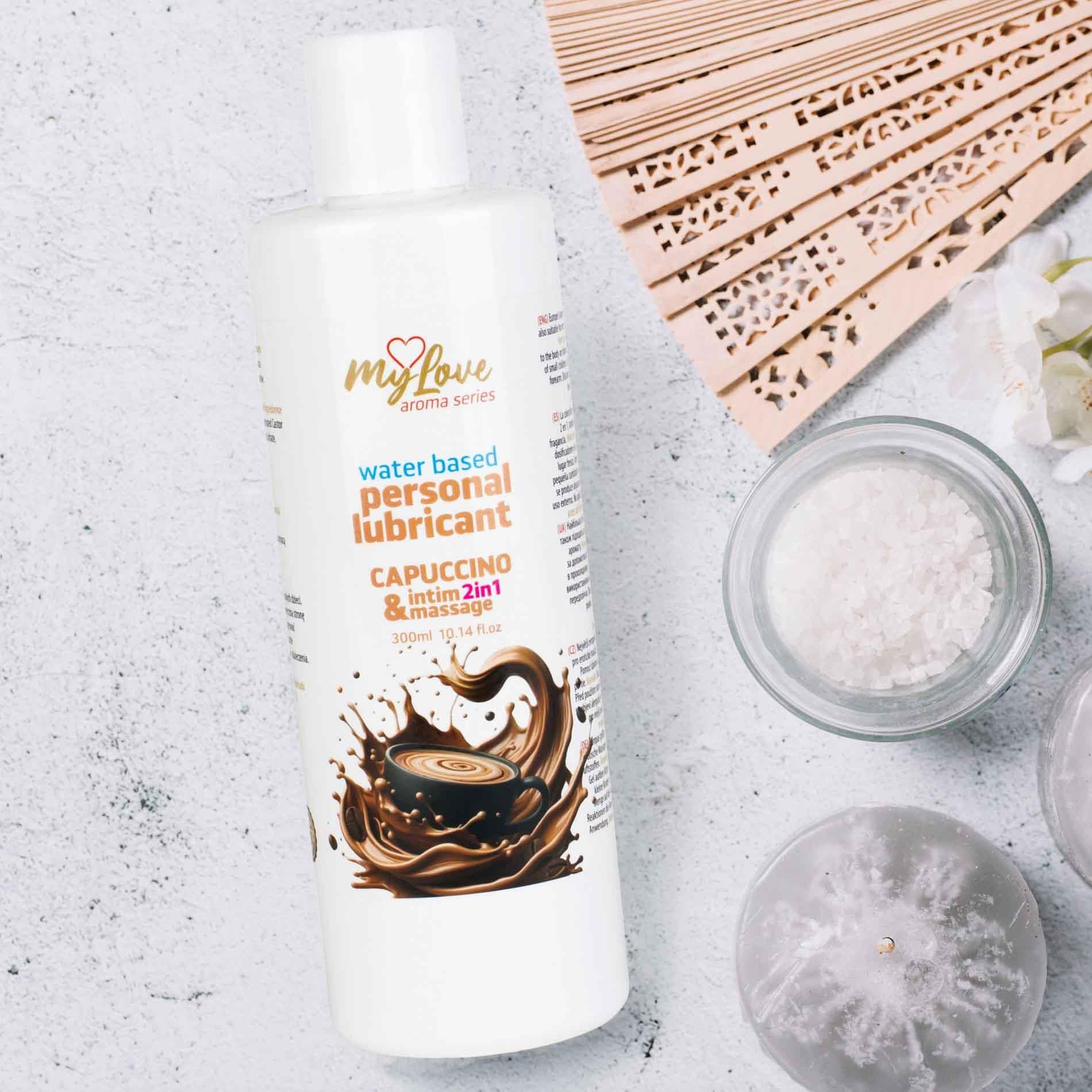Лубрикант MyLove Aroma Series Intim&Massage 2in1 Capuccino, 300 мл