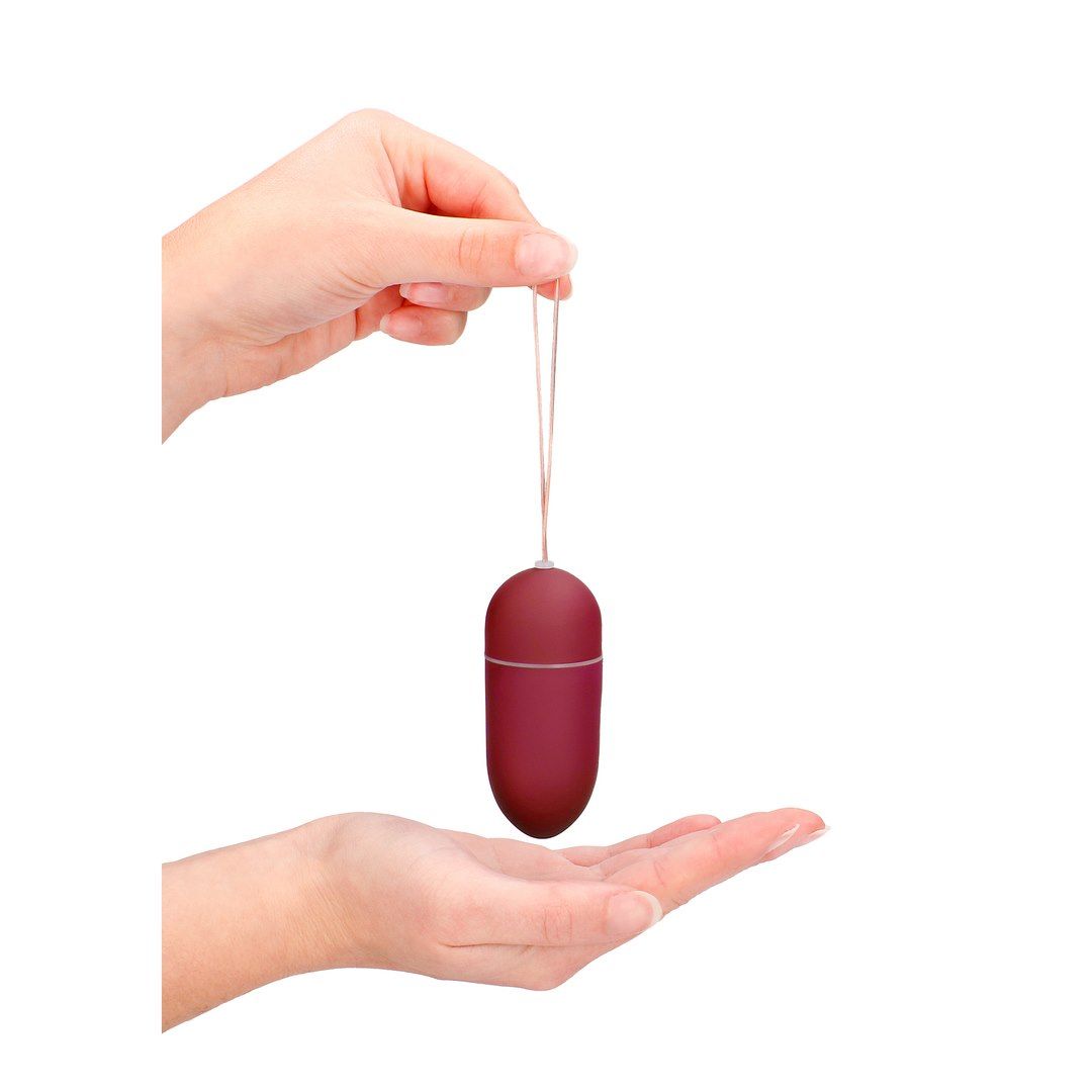 Wibrujące jajeczko ShotsToys Remote Vibrating Egg, 8 cm (czerwony)