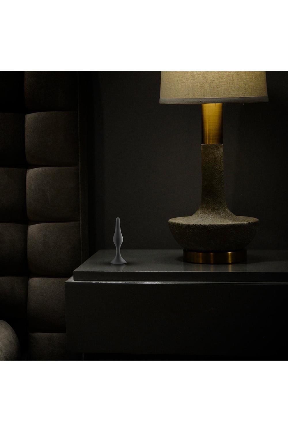 Анальна пробка Anal Adventures Platinum Beginner Plug Medium 10.8 см (чорний)