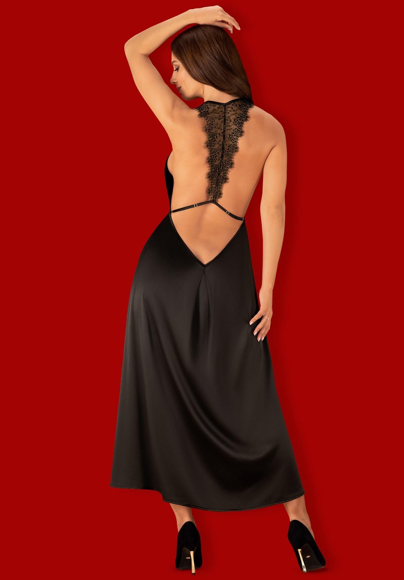 Sukienka Obsessive Agatya, L/XL (czarny)