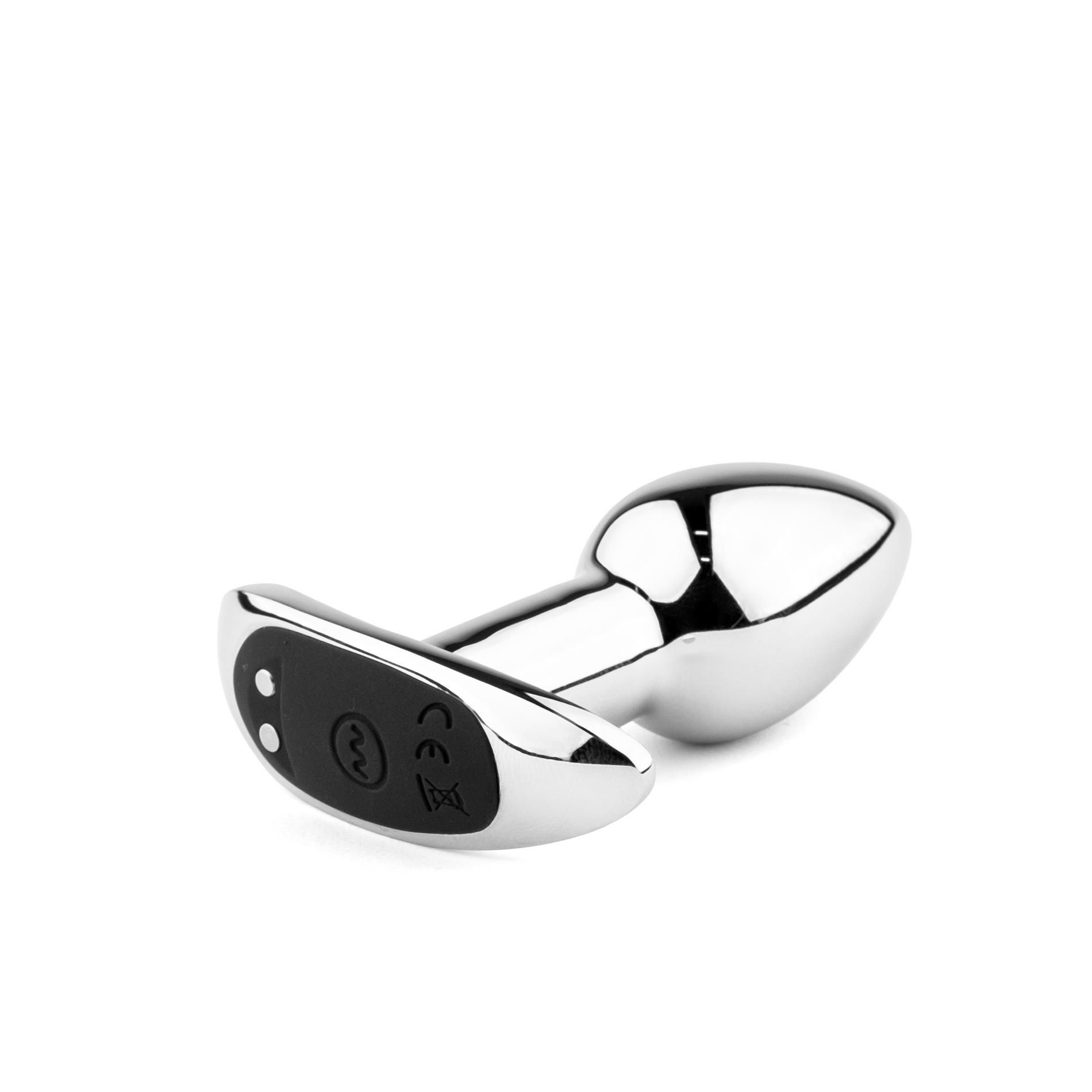 Анальная пробка B - Series HeavyFun Metal Butt Plug S, 7.5 см (серебристый)