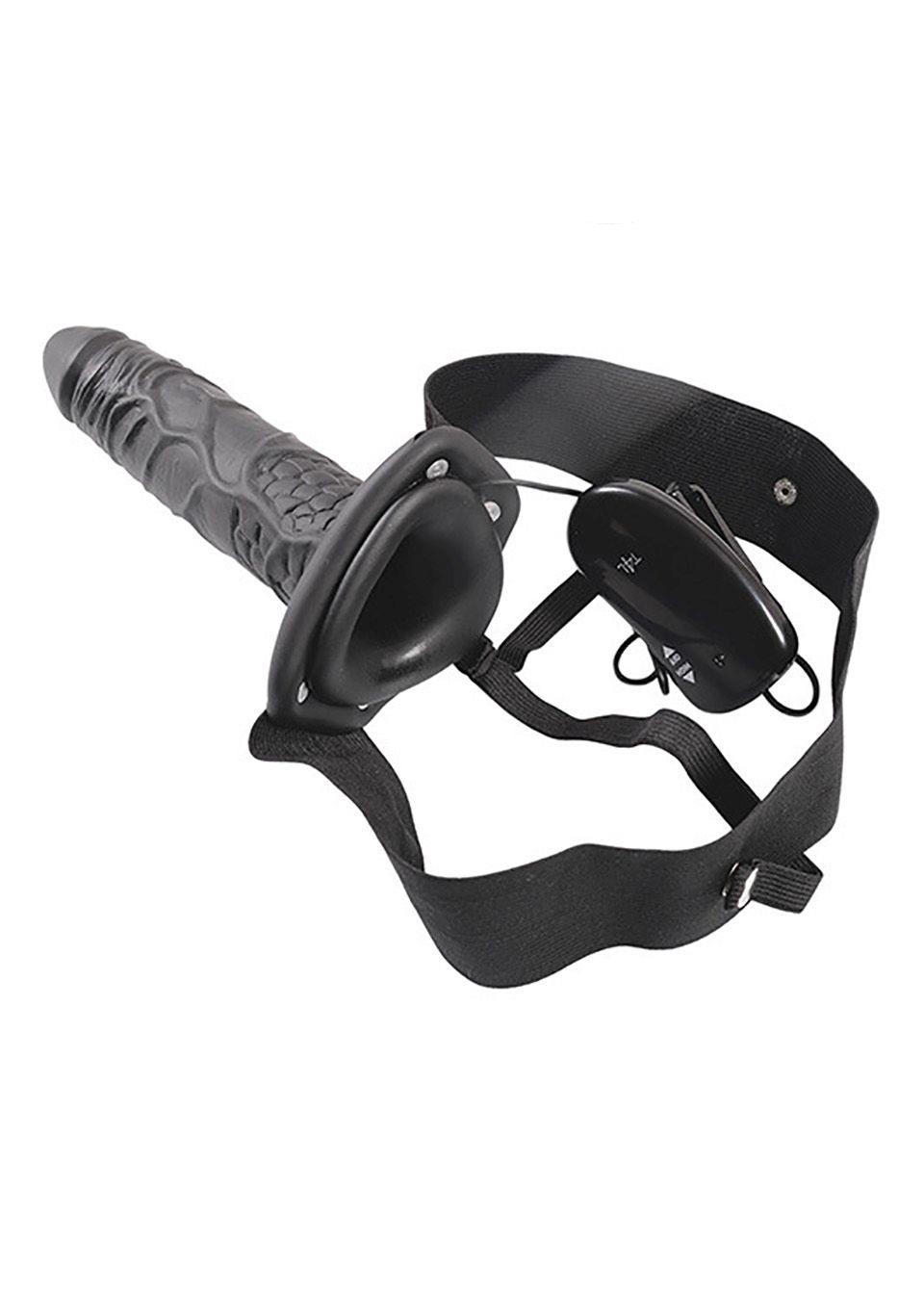 Страпон Real Rapture Strap On Cavo, 22.5 см (чорний)