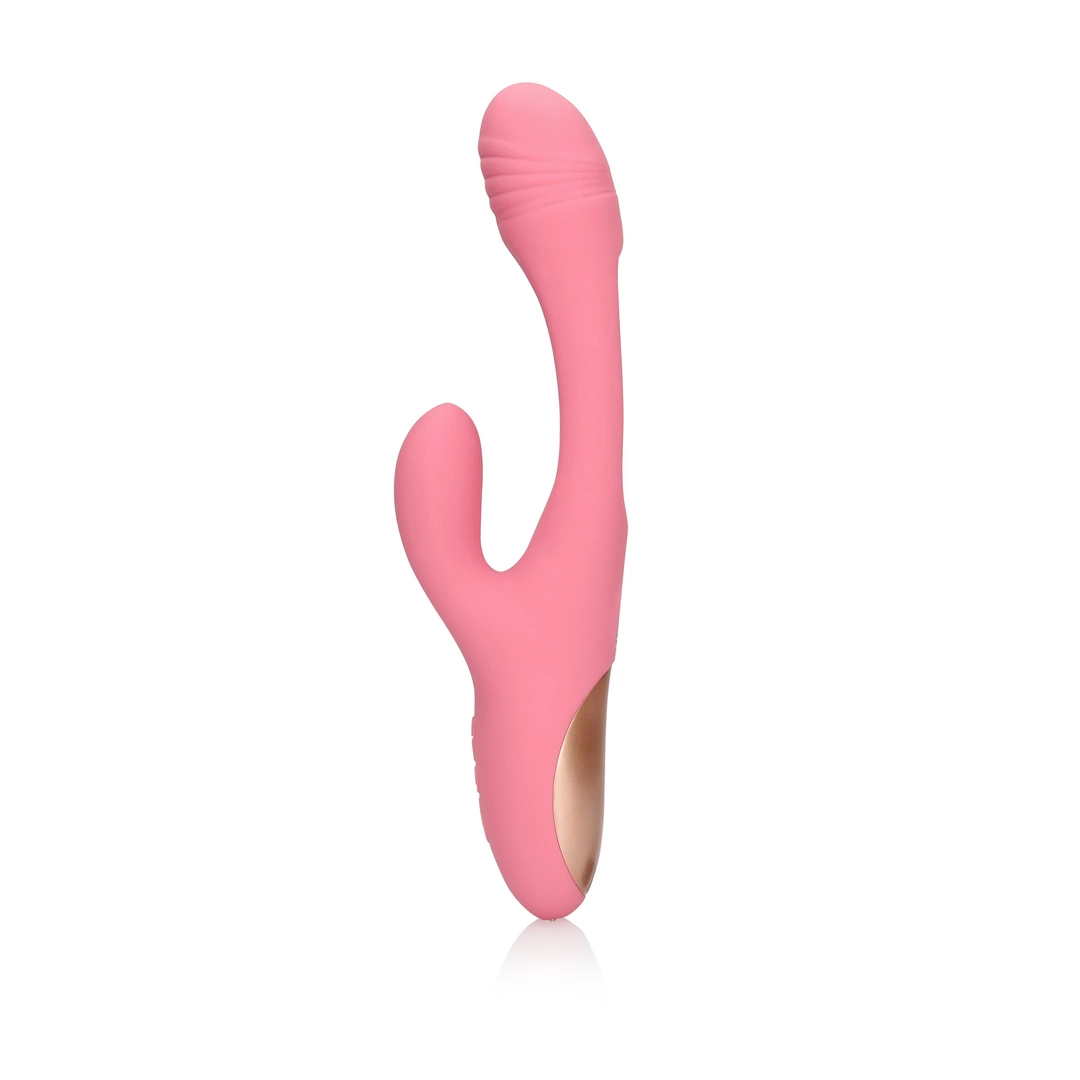 Вибратор-кролик Loveline G-spot Fluttering, 24.8 см (розовый)