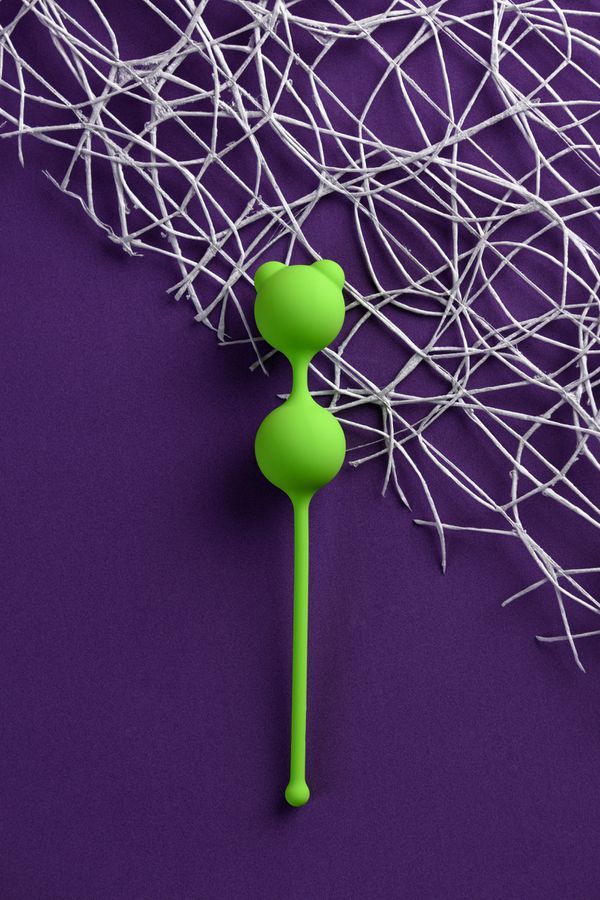 Вагинальные шарики A-Toys Pleasure Balls, 16,4 см (зеленый)