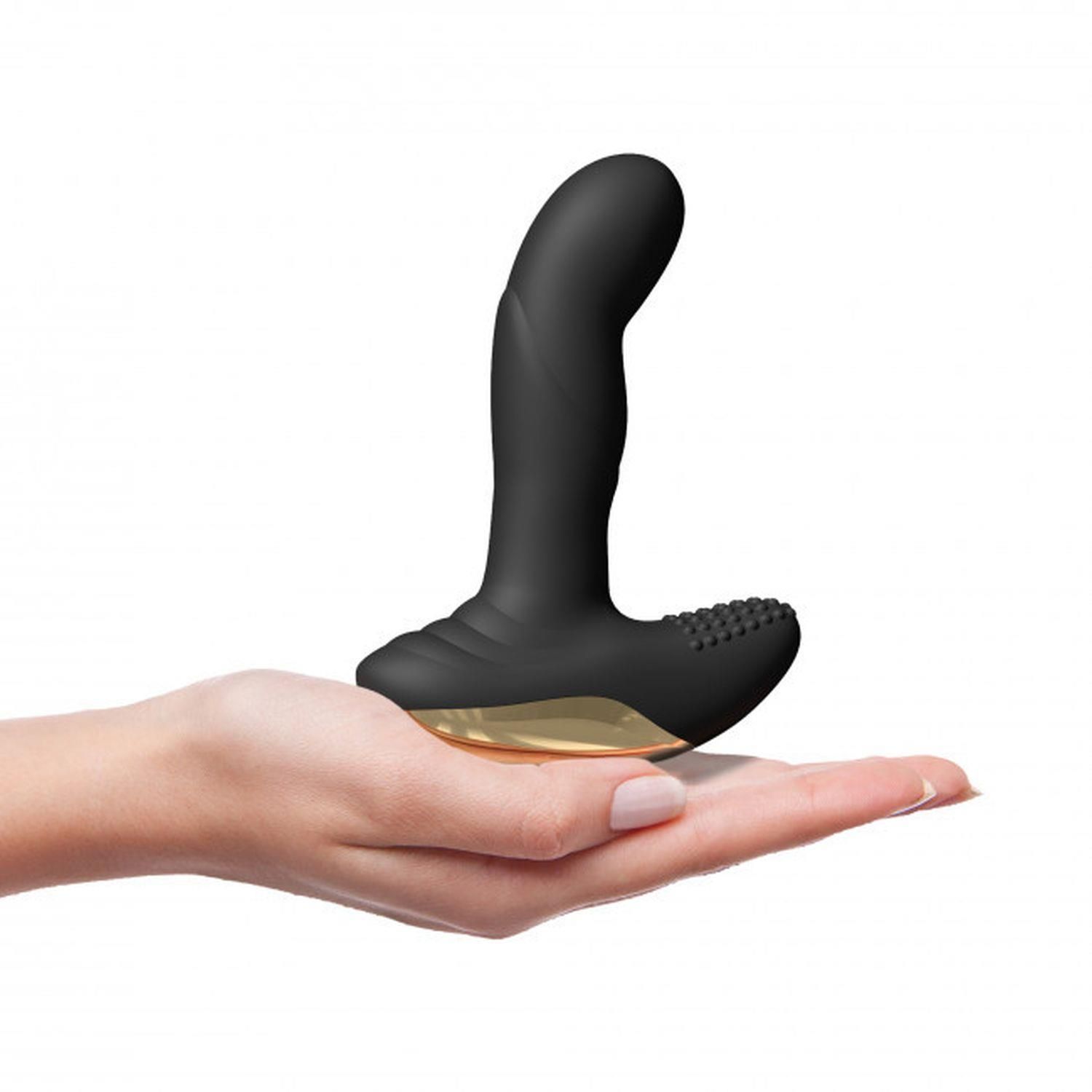 Массажер простаты Dorcel P-Finger, 13,5 см (черный)