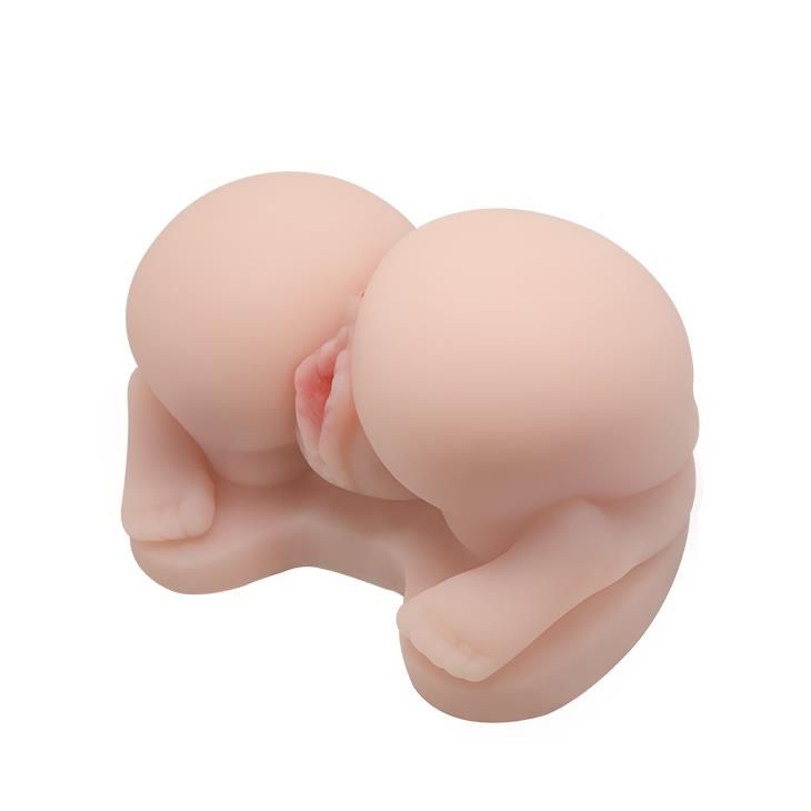 Мастурбатор с вибрацией Baile Soft And Smooth Pussy & Ass Hole (телесный)