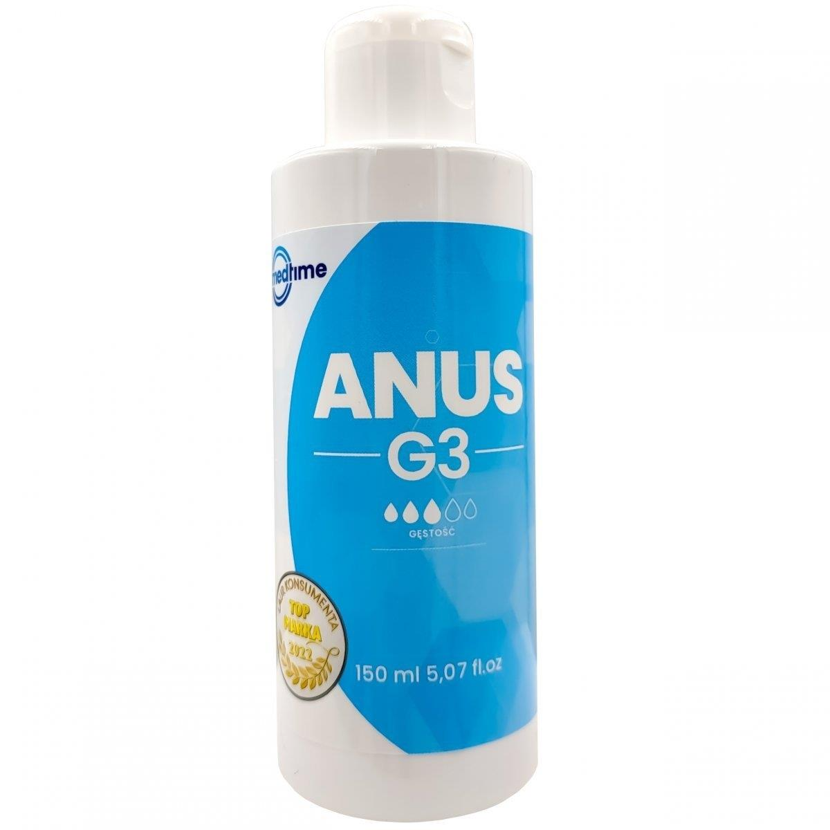 Анальний лубрикант MedTime Anus Gel G3, 150 мл