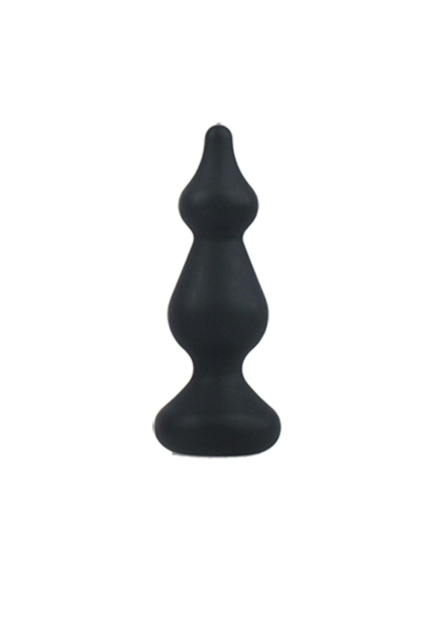 Korek analny Adrien Lastic Amuse Mini, 10,1 cm (czarny)