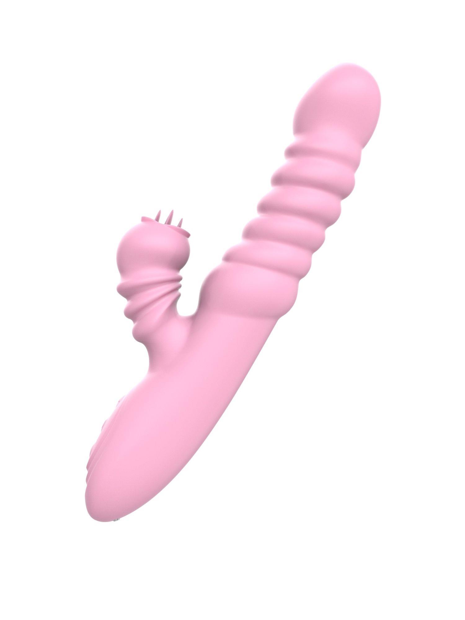 Вибратор B-Series Lyla Vibrating Spear USB, 21 см (розовый)